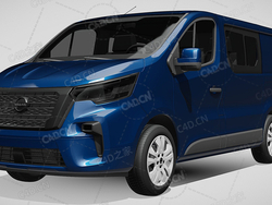 日产nv300大型MPV商务车2021款C4D汽车模型下载