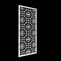 [中式窗花模型]窗格雕花3D模型 005