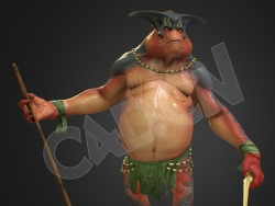 异种怪物C4D模型