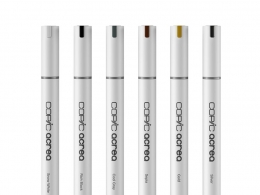 Copic基础马克笔套装 (绘画工具)3D模型素材下载Copic Acrea Markers Set Essentials b
