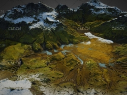 雪山山脉 高山 山峰 大山 Mountains