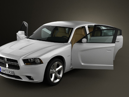 道奇挑战者C4D模型 Dodge Charger (LX) 2011(C4D/FBX/MAX/LWO)