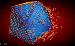 C4D表层物体的分解动画教程 How to make a Simple Animation in Cinema 4D