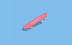 C4D制作2D卡通素描滑板运动动画中文视频教程