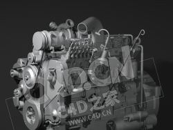 现代发动机引擎发动机汽车引擎模型 engine