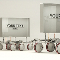 机器人技术屏幕3D模型：Robot-Tech-Screens