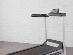 C4D电动跑步机商用健身房配置跑台健身器材