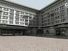 C4D汽车背景 汽车环境 汽车场景模型 创意场景渲染模型 Automobile environment