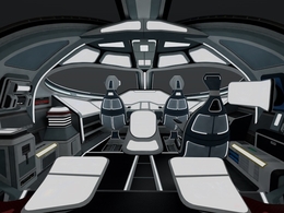 科幻飞行器 星际飞船C4D模型