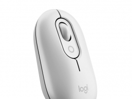 白色无线鼠标 (罗技Pop系列鼠标)3D模型素材下载Pop Wireless Mouse White by Logitech