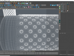 C4D完美布线多孔洞小音箱