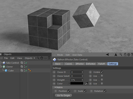 C4D取得控制效果器脚本 Take Control Effector