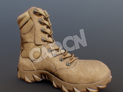 C4D美军军靴模型 Military boots