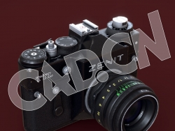 C4D老式胶卷照相机模型