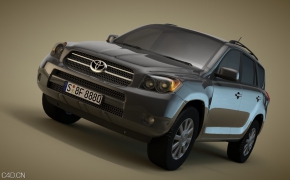 丰田RAV4汽车C4D模型 Toyota RAV4