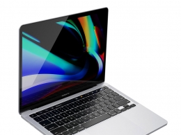 苹果专业笔记本13寸3D模型素材下载MacBook Pro 13-inch Laptop by Apple