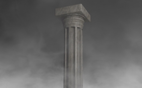 罗马柱、欧式石柱C4D模型 Rome column