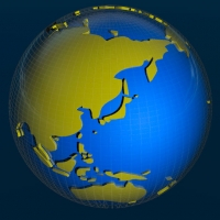 网格地球3D模型 Earth C4D model