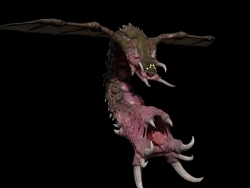 变异怪兽C4D模型 Multalisk