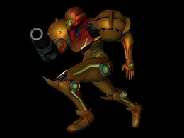 C4D《银河战士》萨姆斯阿兰（Samus Aran）绑定动画角色