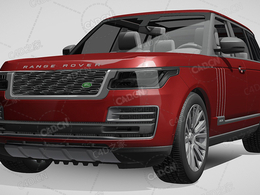 路虎揽胜svautobiography越野车2018款C4D汽车模型下载