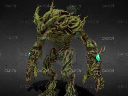 树人怪兽角色模型Forest_Titan