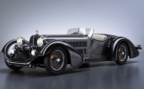 高精度复古敞篷老爷车汽车C4D模型 Turbosquid – Mercedes-Benz SS Roadster 1930