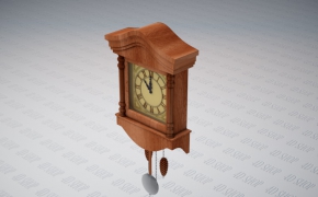 挂钟、壁钟C4D模型 WallClock