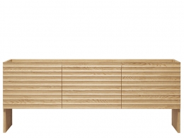多门边柜客厅储物柜3D模型素材下载Rows Sideboard with Doors by Moroso