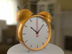 C4D 闹钟 第一次做