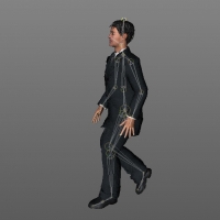 商业男士C4D绑定(行走动作)模型 man 09