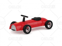 复古汽车玩具C4D模型