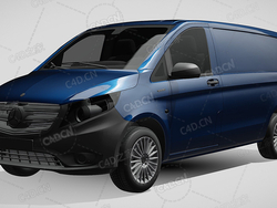 梅赛德斯奔驰威霆MPV2021款C4D汽车模型下载