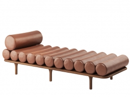 午休躺椅办公休息床3D模型素材下载Five To Nine Day Bed by Tacchini