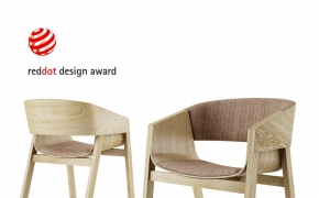梅拉诺原木扶手椅C4D模型 Merano Armchair by Ton