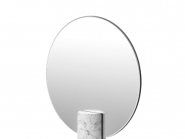 王子圆形台式镜 (Quinti品牌梳妆镜)3D模型素材下载Prince Table-top Round Mirror by