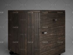 实木斗柜 矮文件柜 床头柜 cabinet