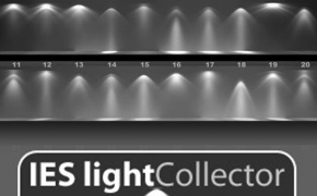 C4D IES灯光脚本 IES Light Collector 1.0