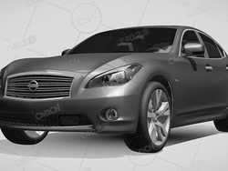 日产风雅家用汽车轿车2016款C4D汽车模型下载