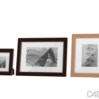 C4D相框模型 Photo Frame
