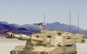 坦克3D模型 M109A6 Paladin 3DModel