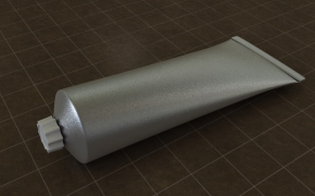 复合包装软膏管C4D模型