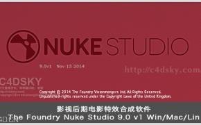 影视后期电影特效合成软件 The Foundry Nuke Studio 9.0 v1 Win/Mac/Lin