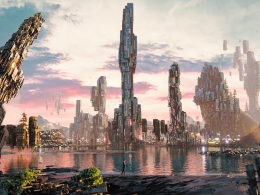 Blender科幻世界机械建筑场景3D模型 CG Geek – Sci-fi World Mechanical Building Scene