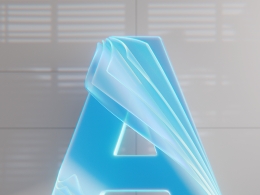 多层文字卷边动画C4D工程