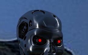 终结者t-800头部C4D模型terminator t-800 t2 robot cyborg machine 101