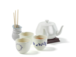 茶具茶壶茶杯C4D模型下载