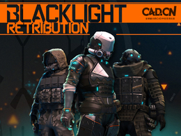 158套C4D射击游戏《暗光：惩罚(Blacklight：Retribution)》模型合集