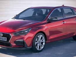 北京现代i30 N-Line汽车C4D模型 CGtrader - Hyundai i30 N-line 2019 - 3DModel