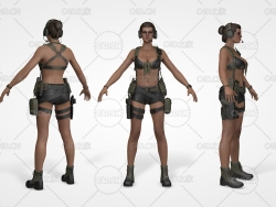 女战士 Sexy Soldier Girl